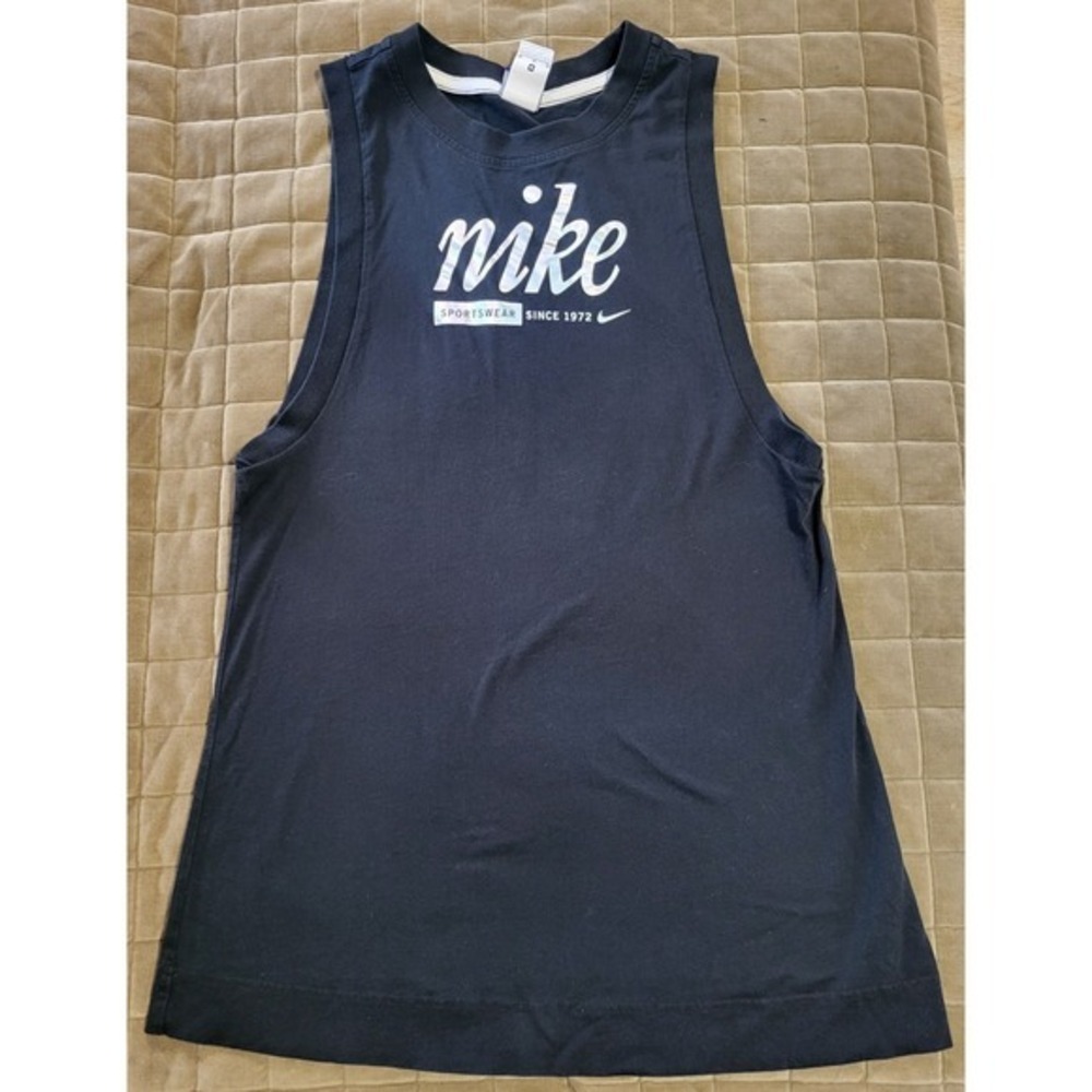 NIKE METALLIC WOMEN'S SPORTSWEAR TANK DRESS - Sz MEDIUM